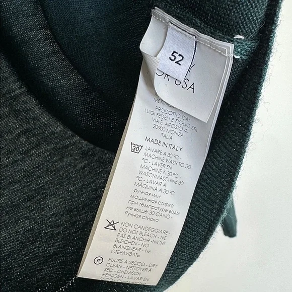 Fedeli Green Crewneck Sweater